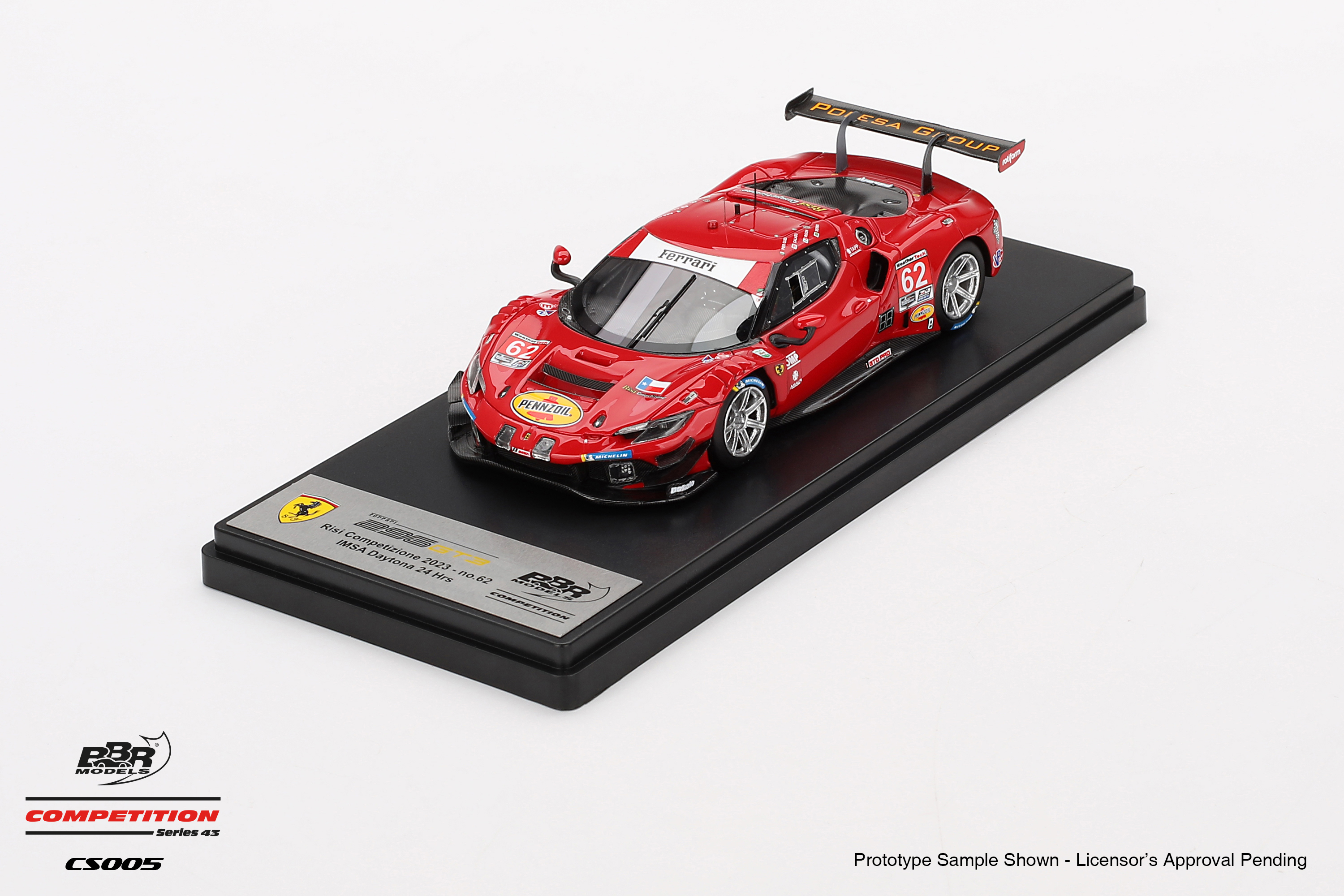 FERRARI 296 GT3 62 RISI COMPETIZIONE 2023 IMSA DAYTONA 24 HRS