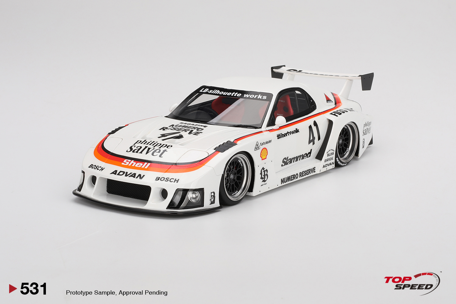 MAZDA RX7 LBSUPER SILHOUETTE 41 NUMERO RESERVE