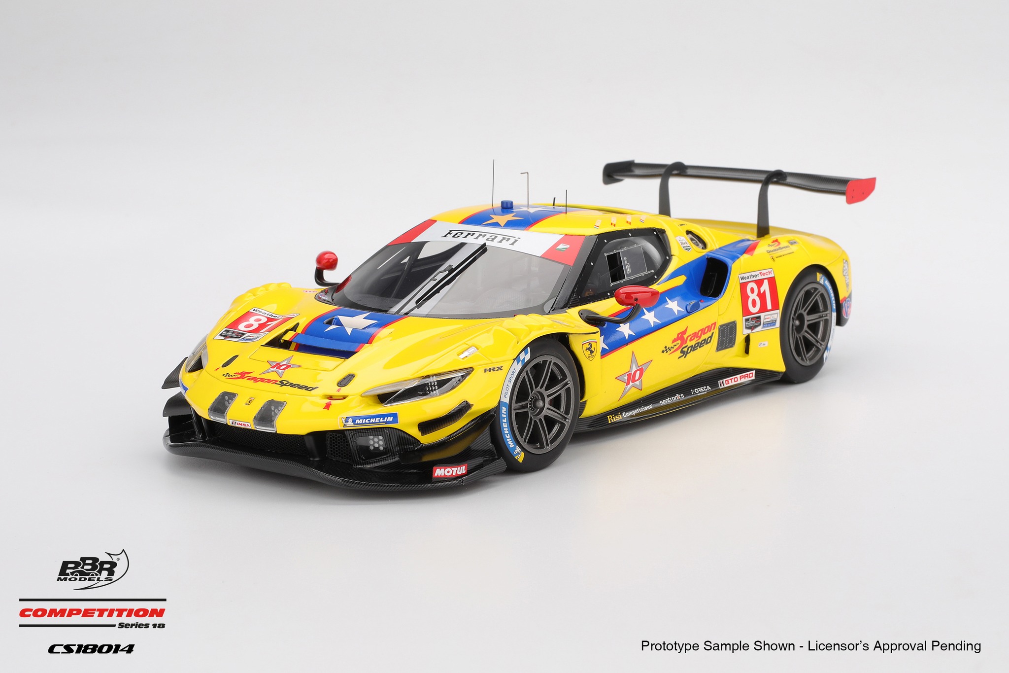 FERRARI 296 GT3 81 DRAGONSPEED 2025 IMSA DAYTONA 24 HRS 