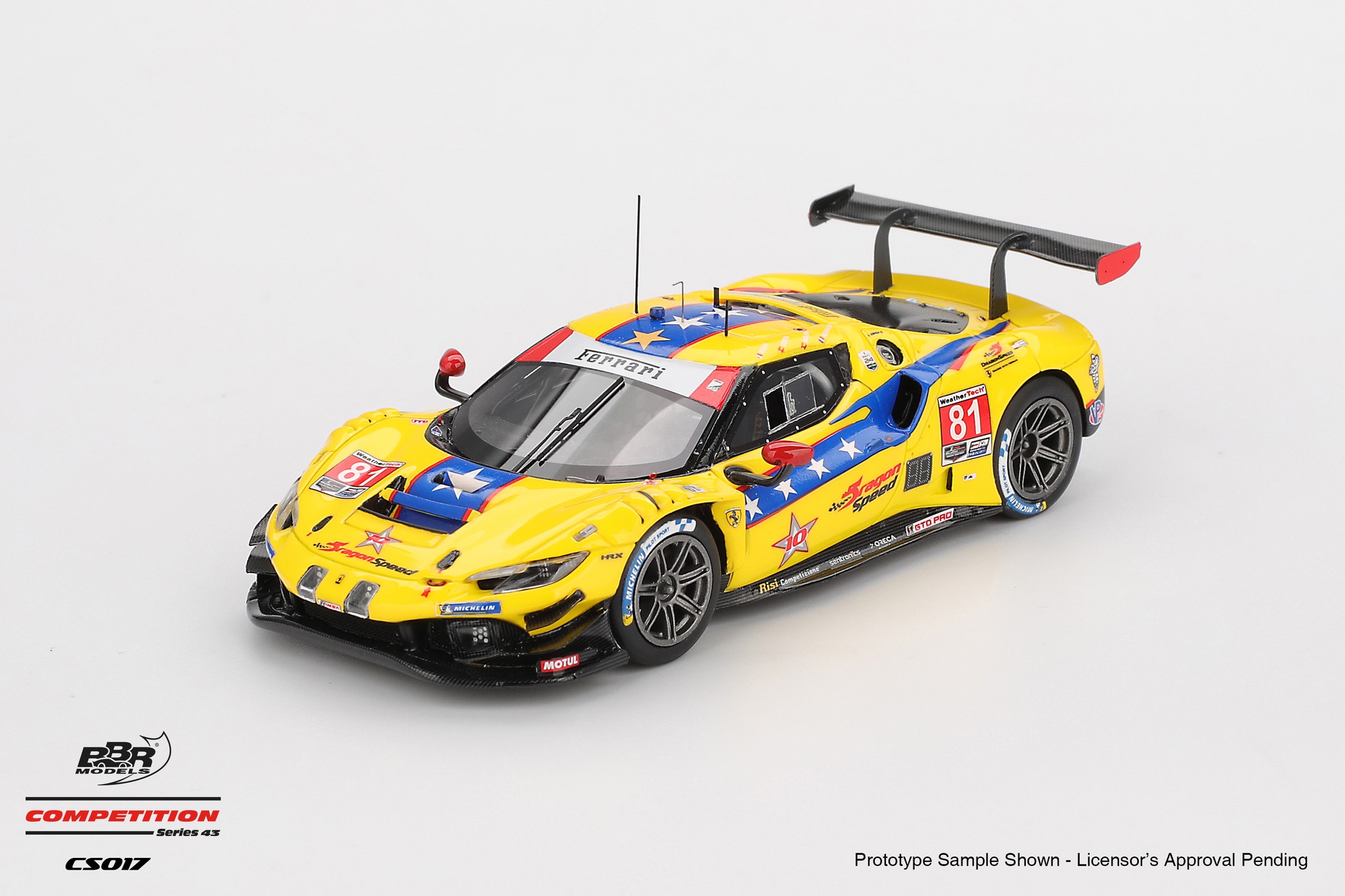 FERRARI 296 GT3 81 DRAGONSPEED 2025 IMSA DAYTONA 24 HRS