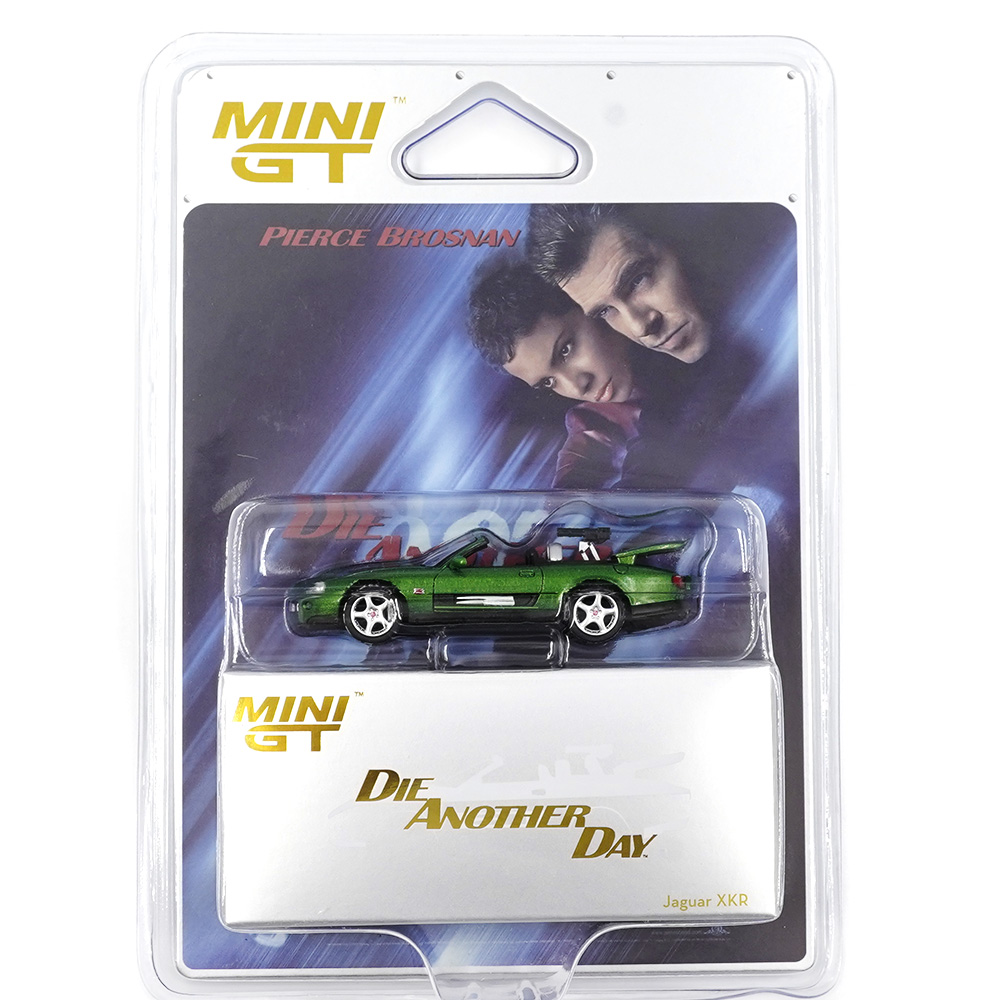 MINI GT JAGUAR XKR DIE ANOTHER DAY ENGLISH BLISTER PACKAGING