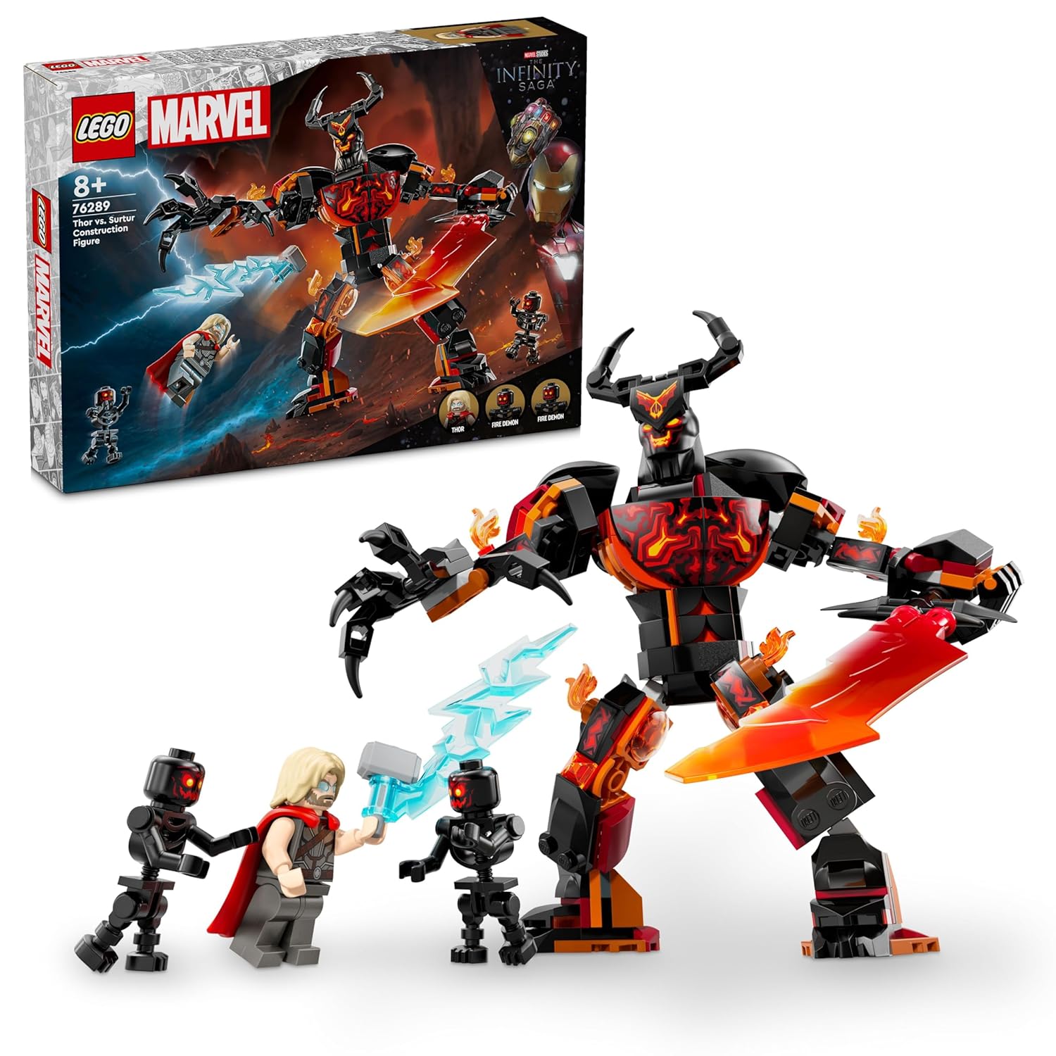 LEGO MARVEL THOR VS SURTUR CONSTRUCTION FIGURE TOY 76289 