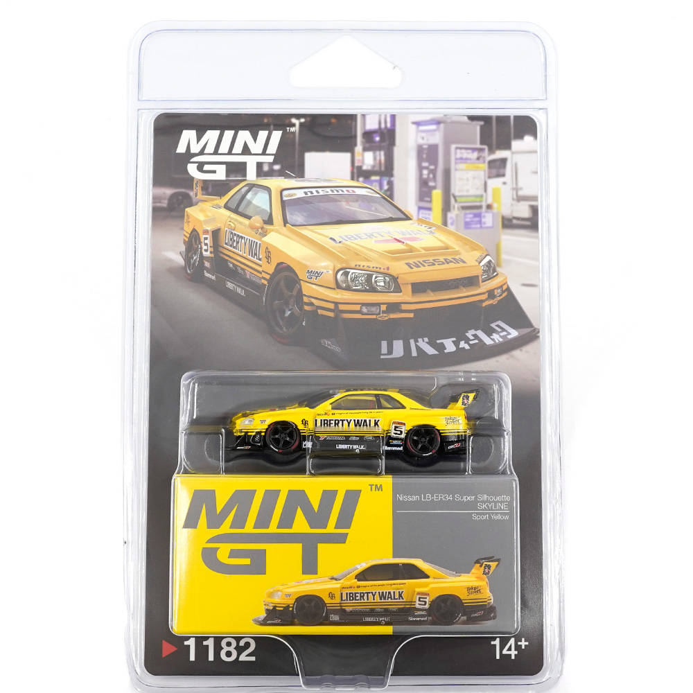 NISSAN LB-ER34 SUPER SILHOUETTE SKYLINE SPORT YELLOW