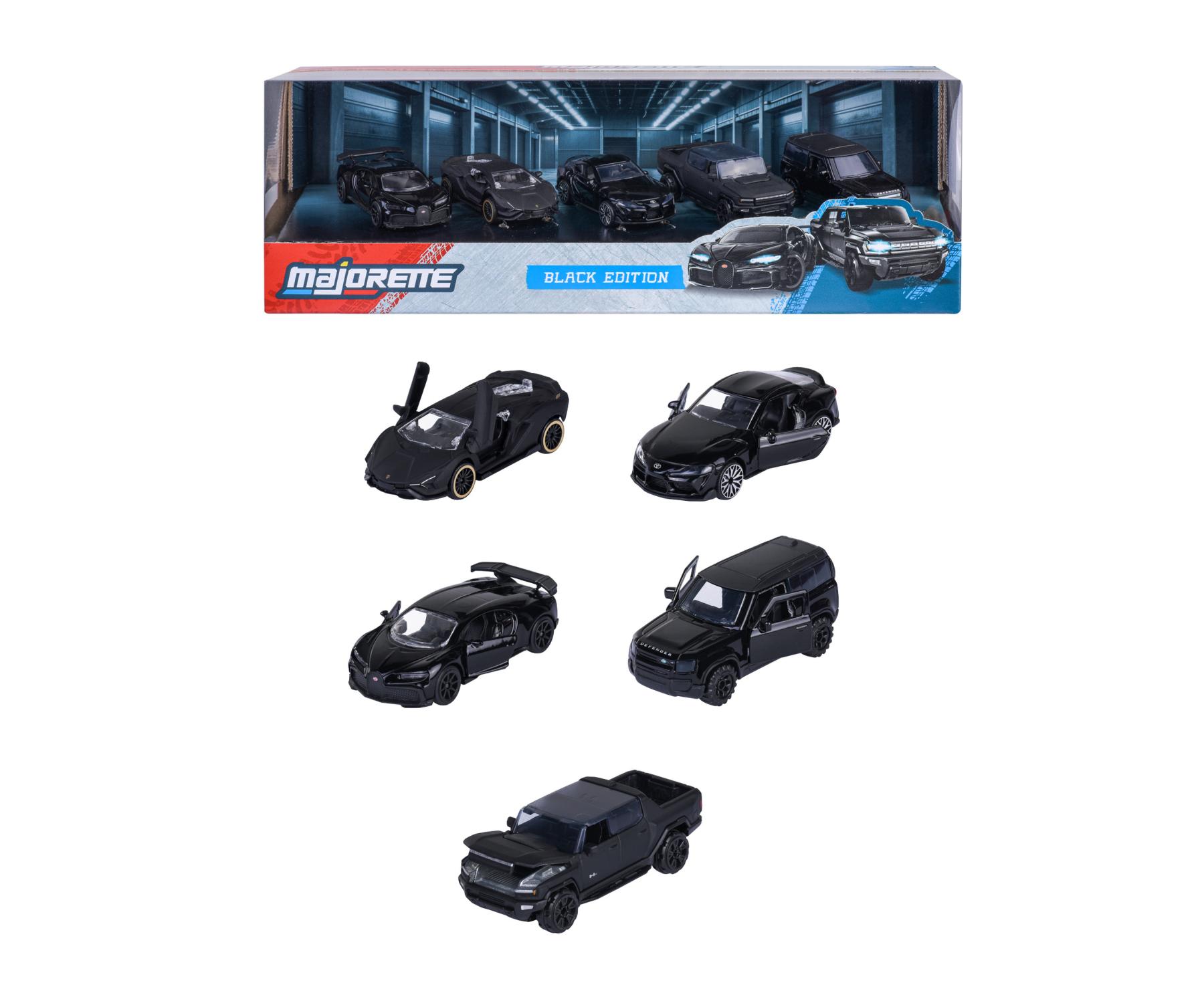 MAJORETTE BLACK EDITION 5 PCS GIFTPACK