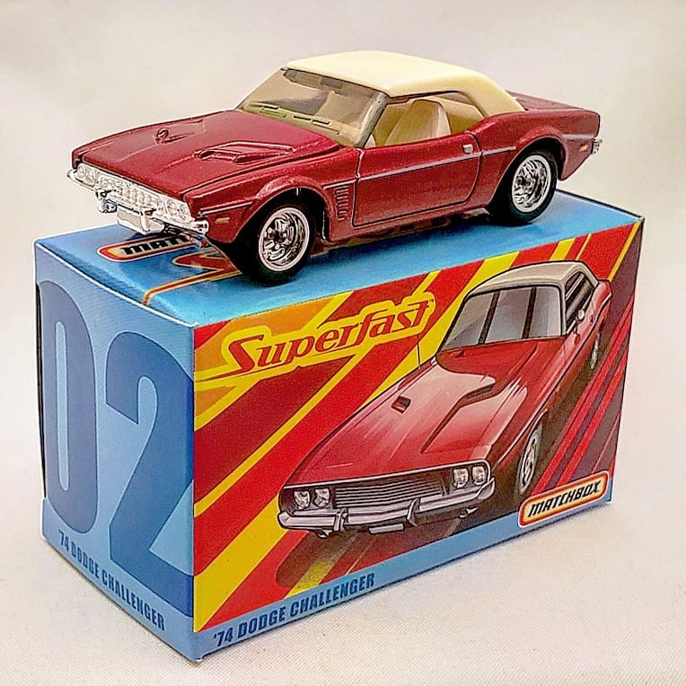 matchbox superfast dodge challenger