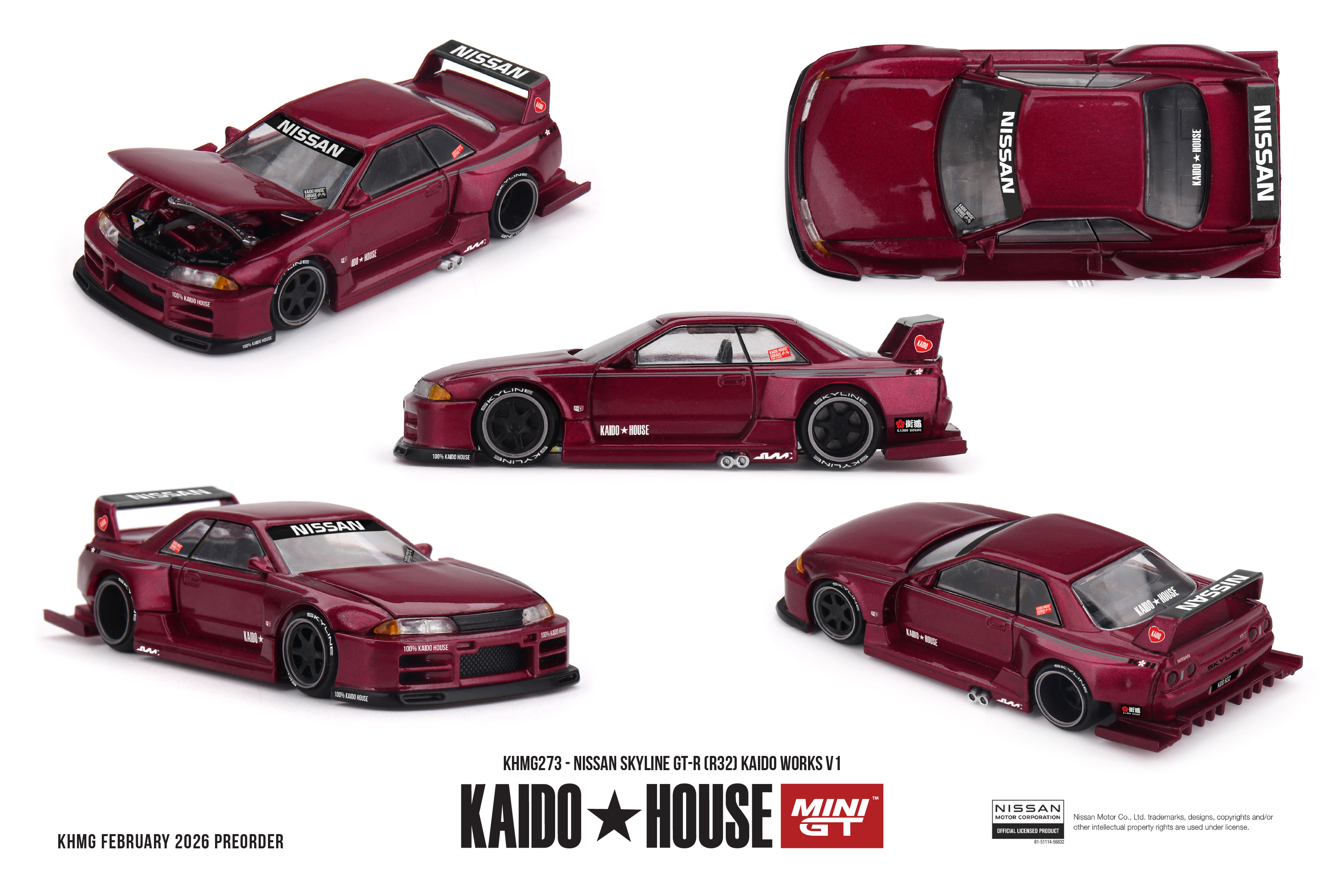 PREORDER NISSAN SKYLINE GTR R32 KAIDO WORKS V1