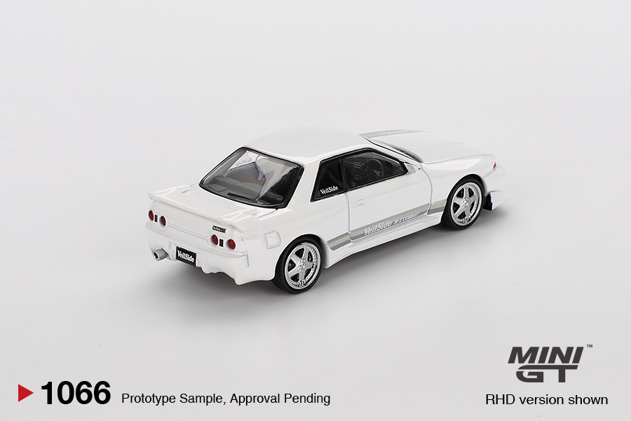 MINI GT NISSAN SKYLINE GTR R32 VEILSIDE COMBAT CI WHITE