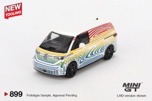 MINI GT VOLKSWAGEN ID BUZZ PROTOTYPE RAINBOW    