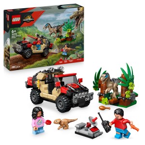 LEGO JURASSIC WORLD RAPTOR OFF-ROAD ESCAPE VELOCIRAPTOR TOY DINOSAUR
