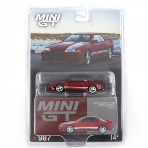 MINI GT NISSAN SKYLINE GTR R32 VEILSIDE COMBAT CI GEM RED