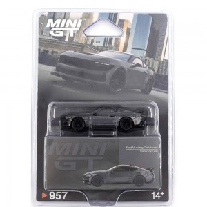 MINI GT FORD MUSTANG DARK HORSE 2024 CARBONIZED GRAY