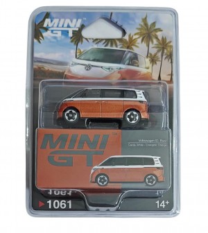 MINI GT VOLKSWAGEN IDBUZZ CANDY WHITE ENERGETIC ORANGE