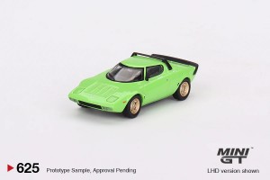 MINI GT LANCIA STRATOS HF STRADALE VERDE CHIARO
