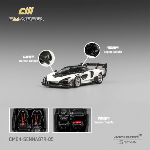 MCLAREN SENNA GTR WHITE