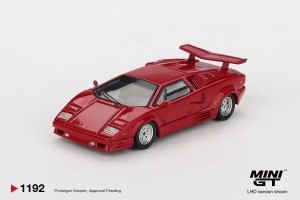 PREORDER BLISTER PACKAGING LAMBORGHINI COUNTACH 25TH ANNIVERSARY RED 