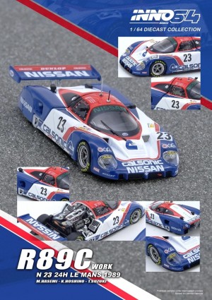 R89C LE MANS 24HOURS 1989 23 MHASEMI  KHOSHINO  TSUZUKI