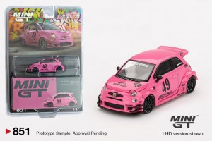 MINI GT ABARTH 595 LB-WORKS X ABAS WORKS PINK