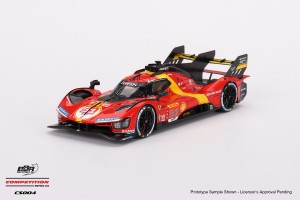 FERRARI 499P TEAM AF CORSE 2023  NO51 WEC 6 HR OF SPA 3RD PLACE