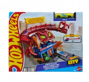 HOT WHEELS CITY SCORPION FLEX ATTACK PLAYSET HDR32