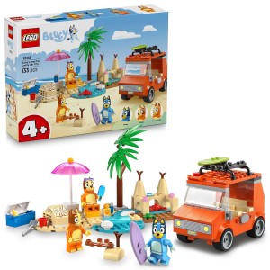 BLUEY’S BEACH  FAMILY CAR TRIP PRESCHOOL TOY 11202 BUILDING KIT FOR 