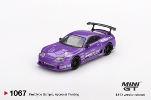 MINI GT TOYOTA SUPRA A80 TOP SECRET GT300 TOP SECRET PURPLE