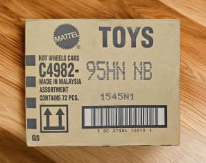 HOT WHEELS MAINLINE 2025 N CASE 72 PCS BOX