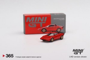 MINI GT LANCIA STRATOS HF STRADALE ROSSO ARANCIO