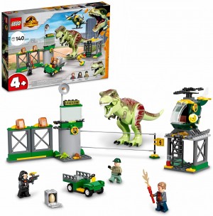 LEGO JURASSIC WORLD T REX DINOSAUR BREAKOUT BUILDING KIT 140 PIECES