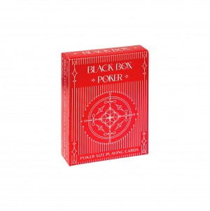 BLACK BOX POKER VANGUARD RED PLAYING CARDS