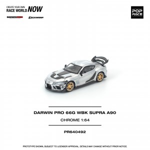 PREORDER DARWIN PRO 66G WBK SUPRA A90 SILVER CHROME