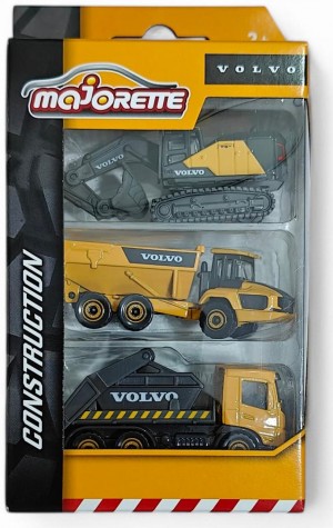 VOLVO CONSTRUCTION 3PCS PACK WITH EXCAVATOR