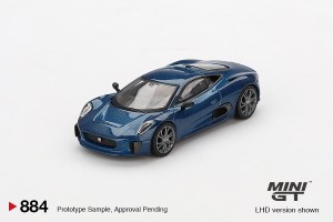MINI GT JAGUAR C-X75 BLUE    