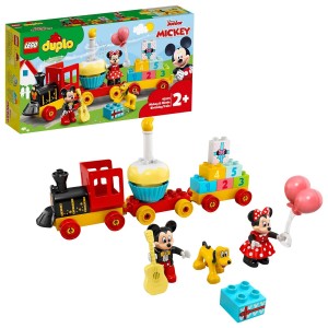 LEGO DUPLO ? DISNEY MICKEY  MINNIE BIRTHDAY TRAIN BUILDING TOY 22 PIE
