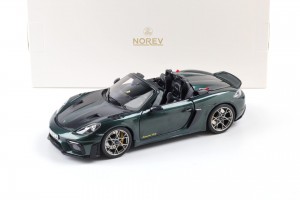 PORSCHE 718 SPYDER RS W WEISSACH PACK 2023 FOREST GREEN 