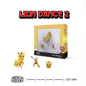 LION DANCE 2 FIGURE SET