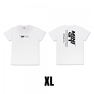 MINI GT T-SHIRT DRIVEN BY PASSION WHITE XL SIZE