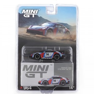 MINI GT PORSCHE 911 DAKAR ICE GREY METALLIC RALLY 1974    