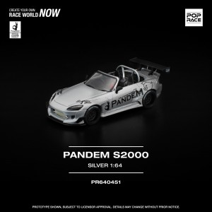 PREORDER  PANDEM S2000 SILVER  NEW TOOLING