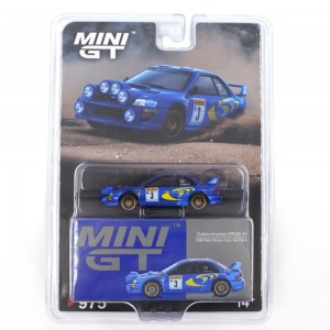 MINI GT SUBARU IMPREZA WRC98 1998 RALLY MONTE-CARLO 3RD PLACE