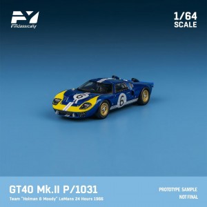 FORD GT40 MKII P1031 HOLMAN  MOODY 1966 LEMANS 24 HOURS