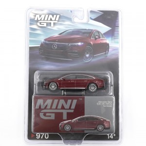 MINI GT MERCEDES-BENZ EQS 580 4MATIC RED METALLIC