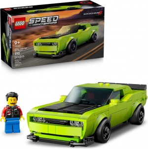 LEGO SPEED CHAMPIONS DODGE CHALLENGER SRT HELLCAT SPORTS CAR 