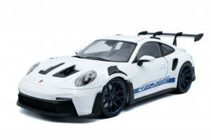 PORSCHE 911 GT3 RS WHITE WITH BLUE STRIPES 2024 S1812102