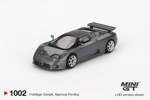 MINI GT BUGATTI EB110 SUPER SPORT GRIGIO SCURO