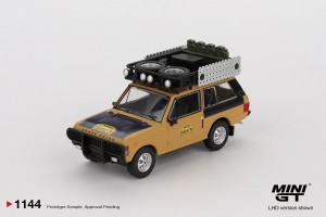 PREORDER MINI GT RANGE ROVER 1981 CAMEL TROPHY SUMATRA CSWOBODA KMENTEL WINN