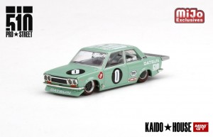 MINI GT DATSUN 510 PRO STREET MIJO EXCLUSIVE GREEN