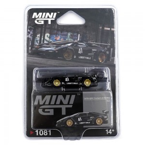 MINI GT LAMBORGHINI COUNTACH LB-WORKS BLACK    