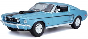 1968 FORD MUSTANG GT COBRA JET BLUE