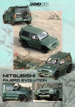 MITSUBISHI PAJERO EVOLUTION SATIN GREEN