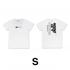 MINI GT T-SHIRT DRIVEN BY PASSION WHITE S SIZE